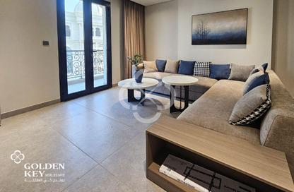 Apartment - 1 - 2 for rent in Lusail Marina Heights - Marina District - Lusail