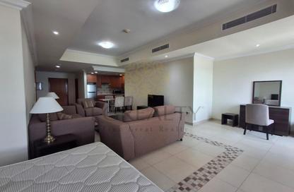 Apartment - Studio - 1 Bathroom for rent in East Porto Drive - Porto Arabia - The Pearl Island - Doha