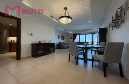 Apartment - 2 Bedrooms - 2 Bathrooms for rent in East Porto Drive - Porto Arabia - The Pearl Island - Doha