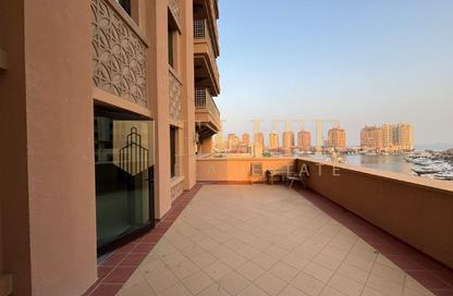 Apartment - 3 Bedrooms - 4 Bathrooms for rent in Porto Arabia Townhouses - Porto Arabia - The Pearl Island - Doha
