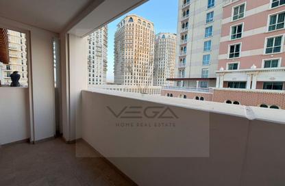 Apartment - Studio - 1 Bathroom for rent in Viva West - Viva Bahriyah - The Pearl Island - Doha