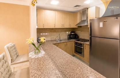 Apartment - Studio - 1 for rent in East Porto Drive - Porto Arabia - The Pearl Island - Doha