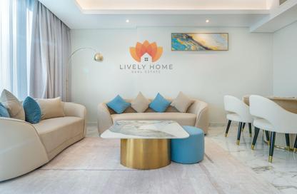 Apartment - 1 Bedroom - 2 Bathrooms for rent in Lusail Marina Heights - Marina District - Lusail Apartment - 1 Bedroom - 2 Bathrooms for rent in Lusail Marina Heights - Marina District - Lusail