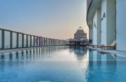 شقة - 2 غرف نوم - 3 حمامات للايجار في برج وست باي - الخليج الجنوبي - الخليج الغربي - الدوحة