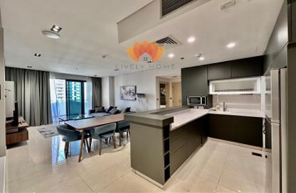 Apartment - 1 Bedroom - 2 Bathrooms for rent in Lusail Marina Heights - Marina District - Lusail Apartment - 1 Bedroom - 2 Bathrooms for rent in Lusail Marina Heights - Marina District - Lusail