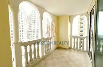 Apartment - 1 Bedroom - 1 Bathroom for rent in Viva West - Viva Bahriyah - The Pearl Island - Doha