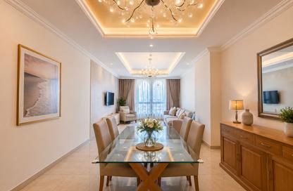 Apartment - 2 Bedrooms - 3 Bathrooms for rent in Bilal Pearl Suites - Viva Bahriyah - The Pearl Island - Doha