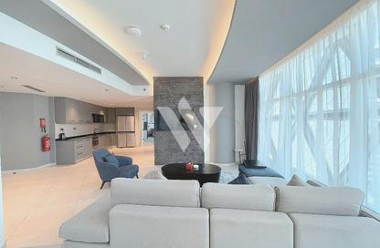 Apartment - 2 Bedrooms - 2 Bathrooms for rent in Lusail Marina Heights - Marina District - Lusail