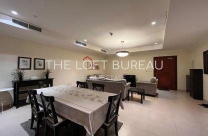 Apartment - 2 Bedrooms - 2 Bathrooms for rent in West Porto Drive - Porto Arabia - The Pearl Island - Doha