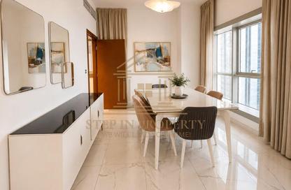 Apartment - 2 Bedrooms - 4 Bathrooms for rent in West Bay Tower - West Bay - West Bay - Doha