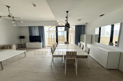 Apartment - 3 Bedrooms - 3 Bathrooms for rent in Seef Lusail Tower 1 - Seef Lusail - Lusail City - Lusail