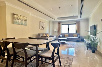 Apartment - 1 Bedroom - 2 Bathrooms for rent in East Porto Drive - Porto Arabia - The Pearl Island - Doha Apartment - 1 Bedroom - 2 Bathrooms for rent in East Porto Drive - Porto Arabia - The Pearl Island - Doha