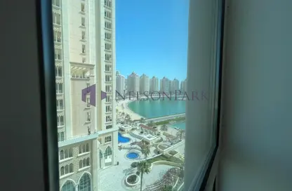 شقة - غرفة نوم - 2 حمامات للايجار في اجنحة بلال بيرل - فيفا بحرية - جزيرة اللؤلؤة - الدوحة