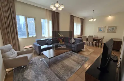 شقة - 2 غرف نوم - 3 حمامات للايجار في برج وست باي - الخليج الجنوبي - الخليج الغربي - الدوحة