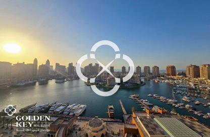 Apartment - 2 Bedrooms - 3 Bathrooms for sale in West Porto Drive - Porto Arabia - The Pearl Island - Doha