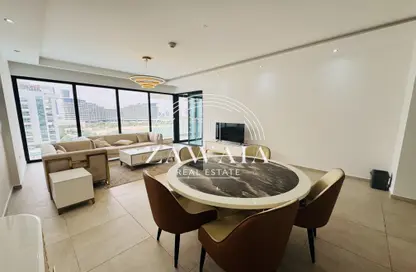 Apartment - 1 Bedroom - 1 Bathroom for rent in Lusail Marina Heights - Marina District - Lusail