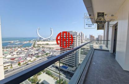 Apartment - 2 Bedrooms - 3 Bathrooms for rent in Lusail Marina Heights - Marina District - Lusail