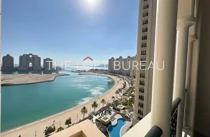 شقة - 2 غرف نوم - 3 حمامات للايجار في فيفا غرب - فيفا بحرية - جزيرة اللؤلؤة - الدوحة