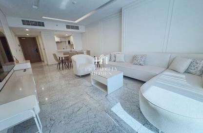 Apartment - 2 Bedrooms - 4 Bathrooms for rent in Marina Tower 02 - Marina District - Lusail Apartment - 2 Bedrooms - 4 Bathrooms for rent in Marina Tower 02 - Marina District - Lusail