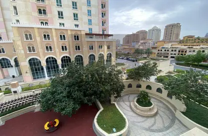 شقة - غرفة نوم - 1 حمام للايجار في فيفا غرب - فيفا بحرية - جزيرة اللؤلؤة - الدوحة