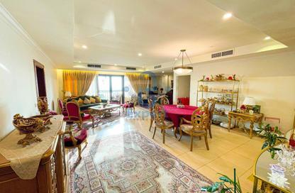 Apartment - 3 Bedrooms - 5 Bathrooms for rent in East Porto Drive - Porto Arabia - The Pearl Island - Doha