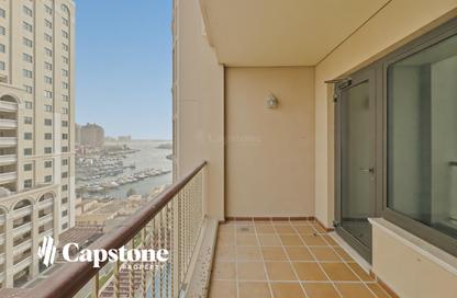 Apartment - 1 Bedroom - 2 Bathrooms for rent in Marina Gate - Porto Arabia - The Pearl Island - Doha