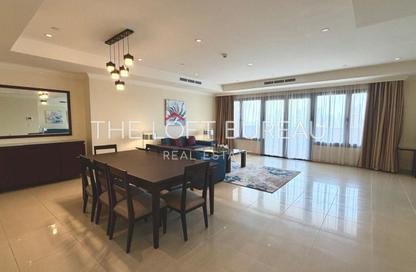 Apartment - 3 Bedrooms - 4 Bathrooms for rent in East Porto Drive - Porto Arabia - The Pearl Island - Doha Apartment - 3 Bedrooms - 4 Bathrooms for rent in East Porto Drive - Porto Arabia - The Pearl Island - Doha