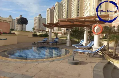 Apartment - 2 Bedrooms - 2 Bathrooms for rent in Viva West - Viva Bahriyah - The Pearl Island - Doha