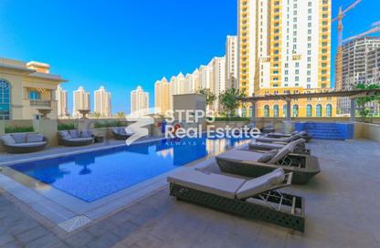 Apartment - 1 - 2 for rent in West Porto Drive - Porto Arabia - The Pearl Island - Doha