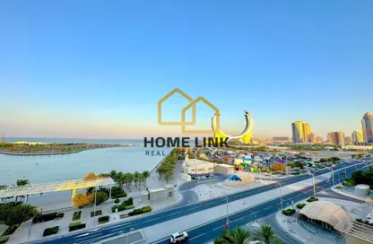 شقة - غرفة نوم - 2 حمامات للايجار في برج مارينا 23 - منطقة المارينا - الوسيل