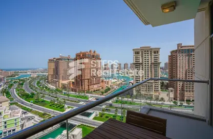 شقة - 2 غرف نوم - 3 حمامات للايجار في هيلتون الدوحة ذي بيرل ريزيدنسز - منطقة الأبراج - جزيرة اللؤلؤة - الدوحة
