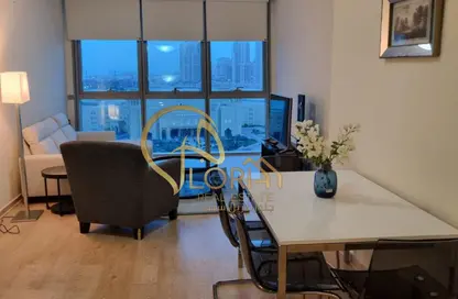 Apartment - 1 Bedroom - 2 Bathrooms for rent in Zig Zag Tower B - Zig Zag Towers - West Bay - Doha