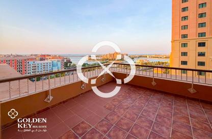 Apartment - 1 Bedroom - 2 Bathrooms for rent in West Porto Drive - Porto Arabia - The Pearl Island - Doha Apartment - 1 Bedroom - 2 Bathrooms for rent in West Porto Drive - Porto Arabia - The Pearl Island - Doha