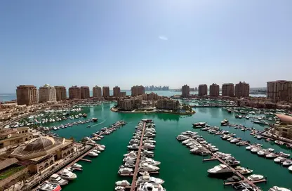 شقة - 1 حمام للايجار في طريق بورتو الغربي - بورتو أرابيا - جزيرة اللؤلؤة - الدوحة