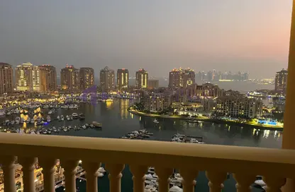 Apartment - 2 Bedrooms - 3 Bathrooms for sale in West Porto Drive - Porto Arabia - The Pearl Island - Doha