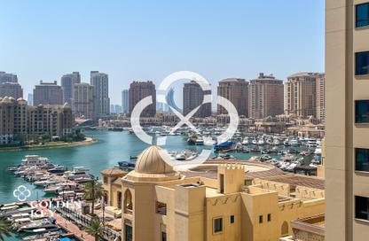 Apartment - 1 Bedroom - 2 Bathrooms for rent in West Porto Drive - Porto Arabia - The Pearl Island - Doha