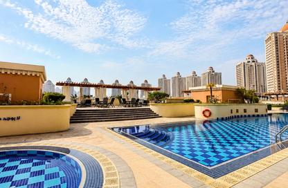Apartment - 3 Bedrooms - 4 Bathrooms for rent in Viva East - Viva Bahriyah - The Pearl Island - Doha