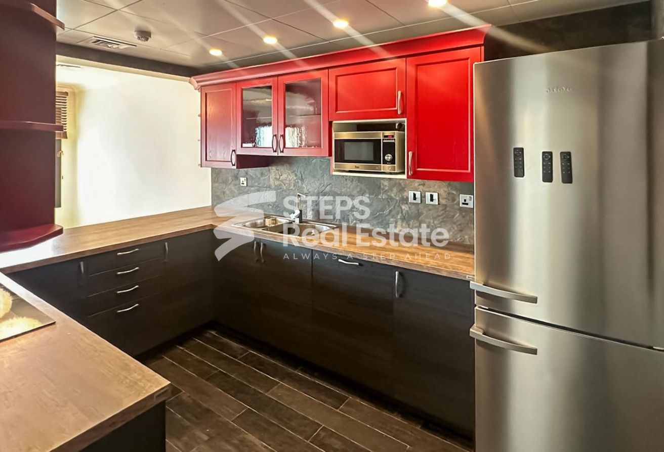 Beautiful 2 BHK Sea View flat with balcony - apartment in Porto Arabia