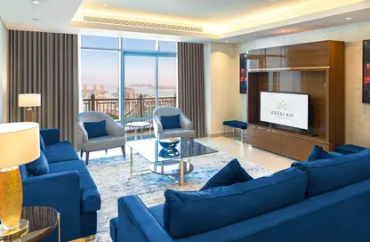 Penthouse - 3 Bedrooms - 4 Bathrooms for rent in Abraj Bay - Abraj Quartiers - The Pearl Island - Doha
