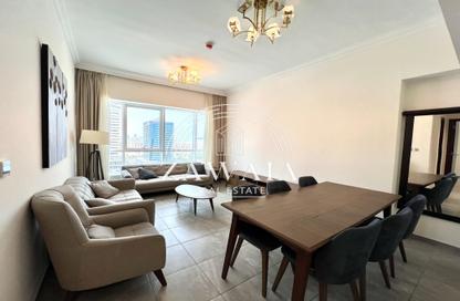 Apartment - 2 Bedrooms - 2 Bathrooms for rent in Lusail Marina Heights - Marina District - Lusail