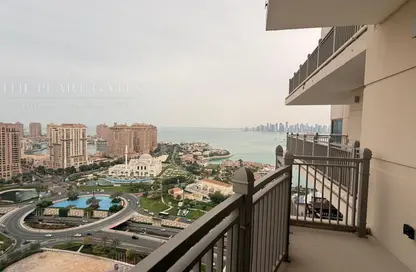Apartment - 1 Bedroom - 2 Bathrooms for rent in Abraj Bay - Abraj Quartiers - The Pearl Island - Doha