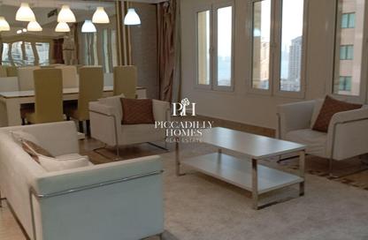 Apartment - 3 - 4 for rent in Tower 10 - Porto Arabia - The Pearl Island - Doha