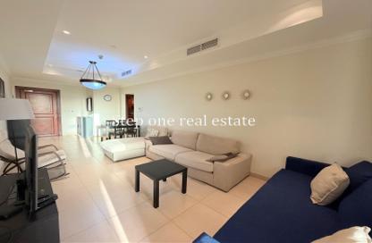 Apartment - 1 Bedroom - 2 Bathrooms for rent in Porto Arabia Townhouses - Porto Arabia - The Pearl Island - Doha