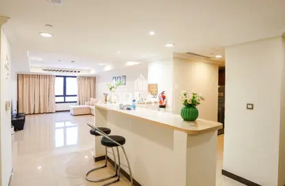 Apartment - 1 Bedroom - 2 Bathrooms for rent in East Porto Drive - Porto Arabia - The Pearl Island - Doha