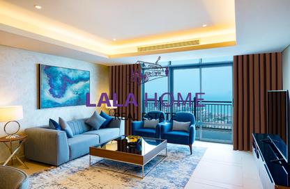 Apartment - 2 Bedrooms - 3 Bathrooms for rent in Abraj Bay - Abraj Quartiers - The Pearl Island - Doha