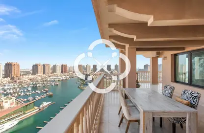 Apartment - 3 Bedrooms - 4 Bathrooms for rent in West Porto Drive - Porto Arabia - The Pearl Island - Doha