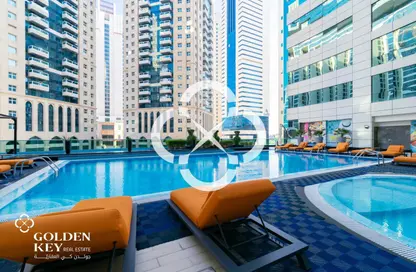 شقة - 2 غرف نوم - 3 حمامات للايجار في برج وست باي - الخليج الجنوبي - الخليج الغربي - الدوحة