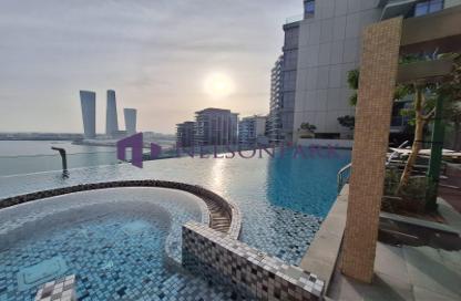 Apartment - 1 Bedroom - 2 Bathrooms for rent in Seef Lusail Tower 1 - Seef Lusail - Lusail City - Lusail