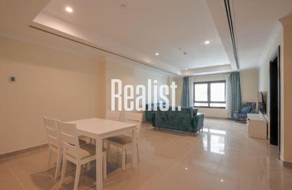 Apartment - 1 Bedroom - 2 Bathrooms for rent in East Porto Drive - Porto Arabia - The Pearl Island - Doha Apartment - 1 Bedroom - 2 Bathrooms for rent in East Porto Drive - Porto Arabia - The Pearl Island - Doha