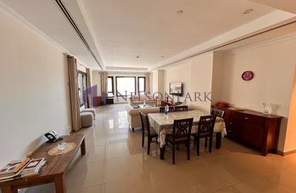 Apartment - 1 Bedroom - 2 Bathrooms for rent in Tower 28 - Porto Arabia - The Pearl Island - Doha